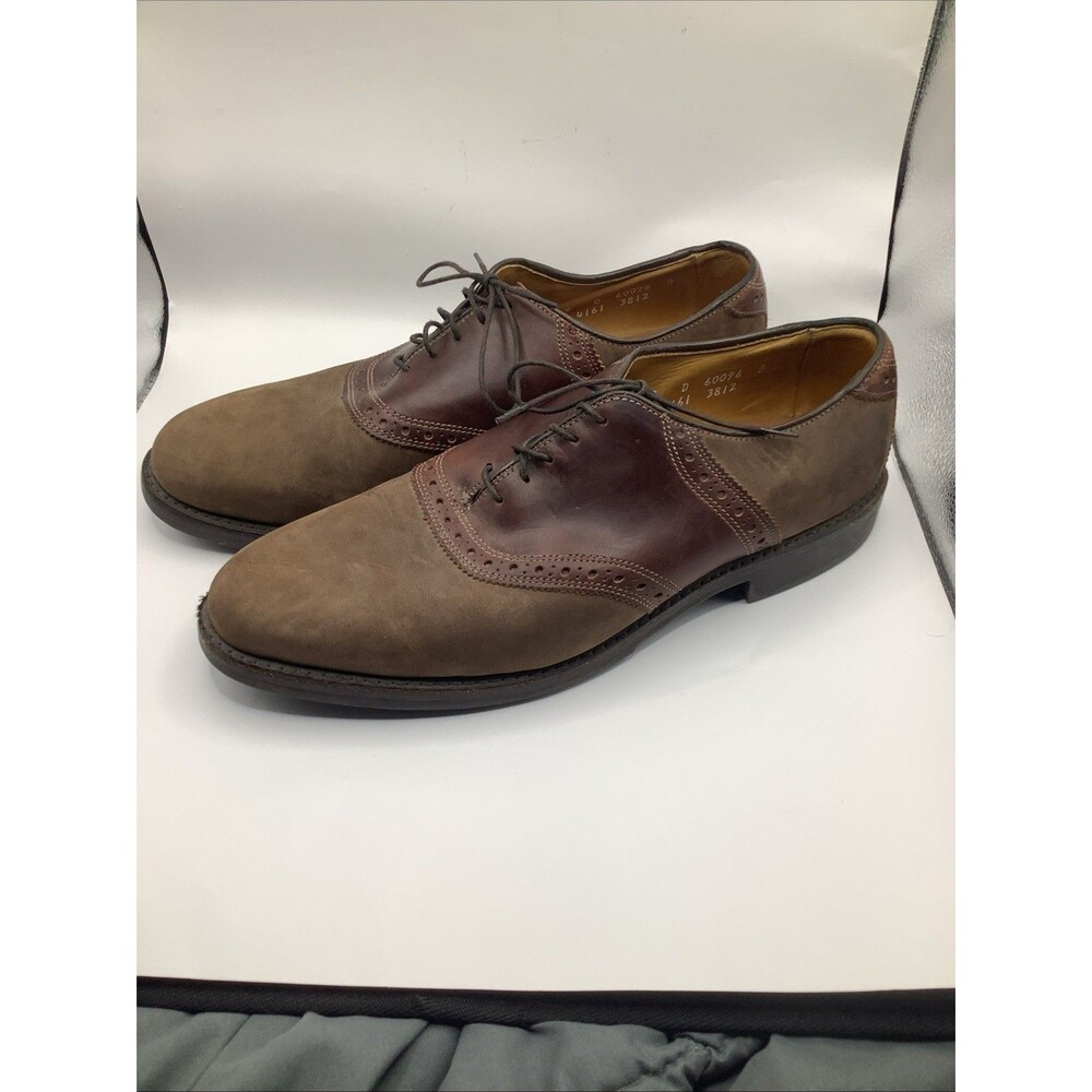 Allen Edmonds Millbrook Brown Suede Longwing Oxford Shoes Men’s 9D